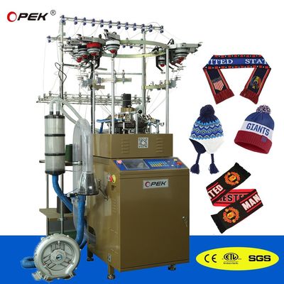 14 GG Gauge 1KW OPEK Круговая Джаккард Футбольная команда Шал Трикотажная машина для шарфов