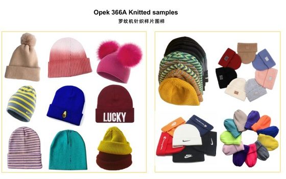 9 дюймовая трикотажная ширина Opek Rib Hat трикотажная машина высокая скорость и эффективность на 60-80RPM