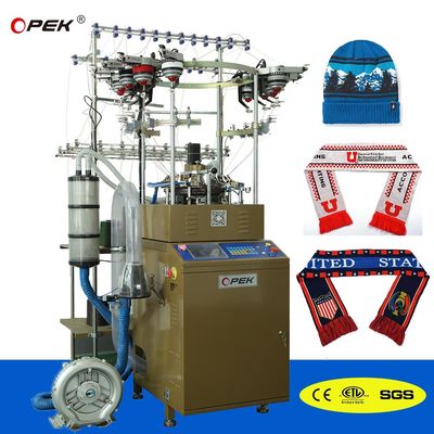 Шапки и шарфы Jacquard с сенсорным экраном Специализация плетной машины OPEK