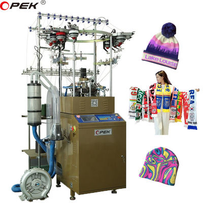 Шапки и шарфы Jacquard с сенсорным экраном Специализация плетной машины OPEK
