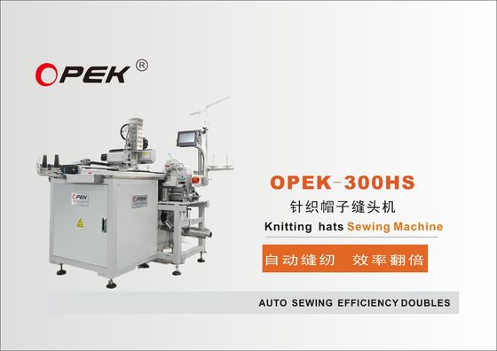 1.5KW OPEK-300HS Автоматическая швейная машина для вязания головки шляпы в магазинах одежды