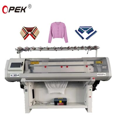 Компьютеризированная плоская трикотажная машина для свитера / шляпы Opek Jersey Jacquard Popular Style
