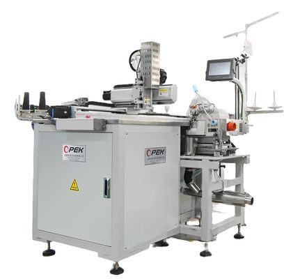 220V 50/60HZ Overlock Stitch Jacquard и ребра Трикотажная шляпа чехол машина для домашнего хозяйства