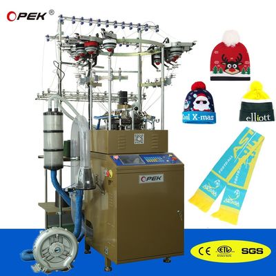 Одноплетное вязание сделанное простым ОПЕК быстрое скорость CC Beanie вязание машина