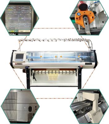 Полностью Jacquard плоский трикотажный станок XD52S-1 Более высокая производственная мощность для производства свитер