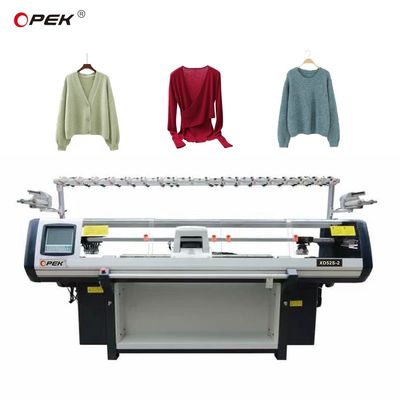 Полностью Jacquard плоская трикотажная машина двойная система компьютеризированная продажа для конечных свитеров