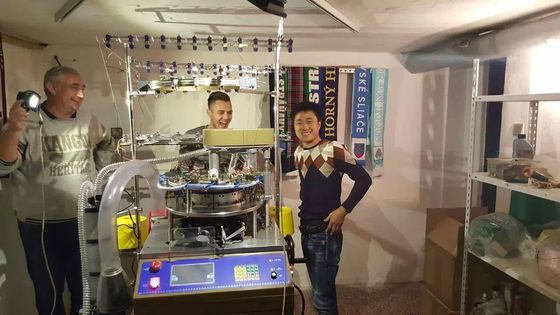 Профессиональная полностью компьютерная машина для изготовления шарфов Jacquard 600 комплектов / месяц 325 кг