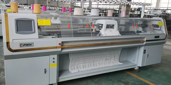 Высокоскоростная машина для вязания с полным Jacquard для производства коллеры и манжеты для футболок Polo