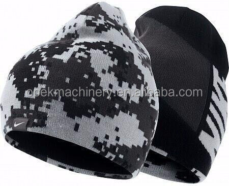 Желтая Jacquard Cap Производство ОПЕК Мусульманская Капка Трикотажная машина с полностью автоматической сигнализацией