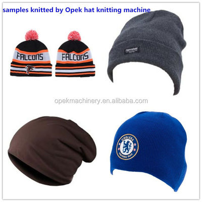 1 Вт ОПЕК высокоскоростная Jacquard Hat трикотажная машина Авто смазка для бесшовной работы