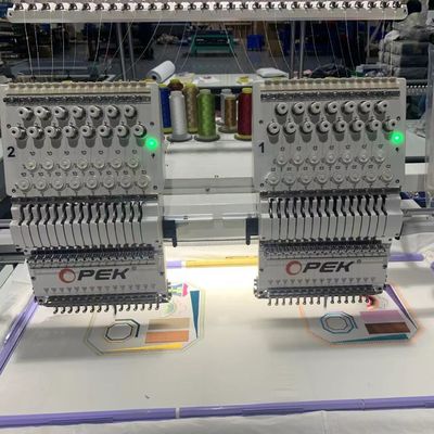 Портативная 2-головая компьютеризированная вышивка с мощностью 600 Вт и площадью 450*440 мм