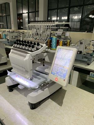 точность ОПЕК 15 цвета Одноглавая компьютеризированная вышивка для промышленности