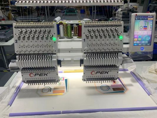 110V-220V Встроенное питание 2 головы Компьютеризированная вышивка для 14 языков