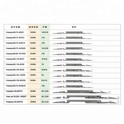 Игла для трикотажной машины VOSASPEC89.75-64/G022 для трикотажной системы 12G