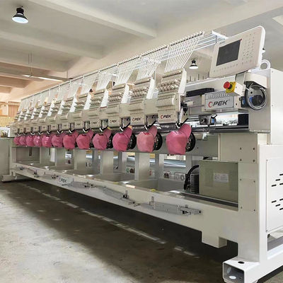 12 Главы Компьютеризированная вышивка Машина Макс Emb.Area 400 * 450 с стандартами из шелка