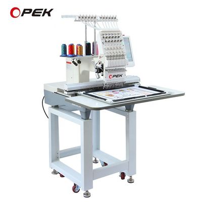 110V-220V ОПЕК Одноглавая машина для вышивки шляпы с сенсорным экраном Дахао 10 дюймовый А15