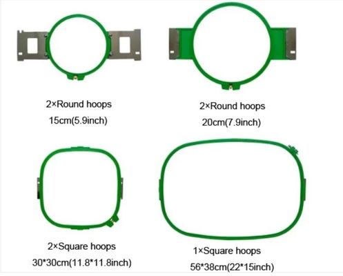 Язык 13 Языки Высокая скорость 1200RPM Компьютерная вышивка с деревянным корпусом